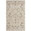 Cream Beige Rectangular Hand-knotted Shag Area Rug