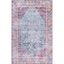 Azure Bliss 6' x 9' Hand-Knotted Easy Care Synthetic Area Rug