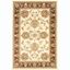 Ivory and Brown Tufted Synthetic Rectangular Runner Rug