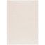 Ivory Rectangular Synthetic Non-slip Area Rug