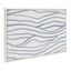 Simple Elegant Coastal Waves Abstract Framed Canvas Wall Art