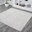 Ivory Diamond Pattern Square Indoor/Outdoor Rug