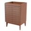 Calandre 24" Walnut Modern Farmhouse Bath Vanity Cabinet