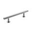 Polished Chrome Modern Cabinet Bar Pull with Mounting Hardware