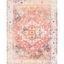 Ivory & Red Flat Woven Cotton Blend 8' x 10' Area Rug