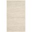 Hand-Knotted Ivory Jute 3' x 5' Non-Slip Area Rug