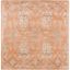 Handmade Terracotta Wool Tufted 5' Square Rug