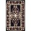 Black and Beige Hand-Tufted Wool Area Rug 2'6" x 4'