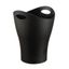 Black 2.2 Gallon Curved Plastic Kitchen Trash Can