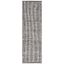 Natura Black and Ivory Flat Woven Wool Runner Rug