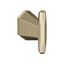 Golden Champagne Single Prong Zinc Wall Hook