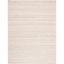 Ivory Hand-Knotted Wool 8' x 10' Area Rug