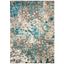 Boho-Chic Gray Geometric Synthetic 10' x 14' Area Rug