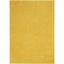 Sunny Yellow 6' x 9' Synthetic Reversible Outdoor Rug