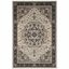 Lyndhurst Cream and Navy 6' x 9' Synthetic Area Rug