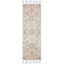 Hand-Tufted Artisan Wool Runner Rug in Light Grey - 2'3" x 5'