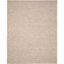 Beige Braided Handmade Reversible Wool 8' x 10' Area Rug