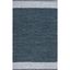 Mod-Chic Gray and Silver Handmade Leather 5' x 8' Area Rug