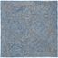 Blue Handmade Tufted Wool Square Area Rug