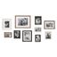 10-Piece White Wash, Charcoal, and Rustic Gray Wood Frame Set