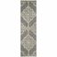 Slate & Beige Hand-Tufted Woolen Silk Blend Area Rug