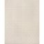 Ivory Geometric Flat Woven Wool and Cotton 8' x 10' Area Rug