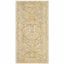 Ivory and Gold 2'2" x 4' Synthetic Hand-knotted Area Rug