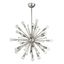 Galea 24-Light Polished Nickel Sputnik Chandelier