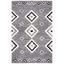 Aspen Black and Ivory Handmade Wool Area Rug