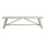 Sonoma Reclaimed Pine 66" Dining Bench with Rustic Metal Accents