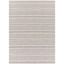 Aarau 8' x 10' Silver Gray Wool and Cotton Washable Rug