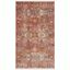 Handmade Red Synthetic 5' x 7' Rectangular Area Rug