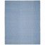 Coastal Charm Montauk Hand-Woven Cotton Area Rug - Blue Ivory