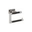 Brushed Nickel and Oil-Rubbed Bronze Single Post Toilet Paper Holder