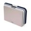 Gray and Blue Plastic 3-Piece Cutting Board Set with Stand