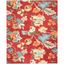 Blossom Red Hand-Knotted Wool Floral Area Rug