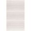 Ivory and Beige Handwoven Wool Area Rug, 4' x 6'