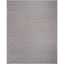 Gray Diamond Handwoven Wool Area Rug, 8' x 10'