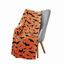 Pumpkin Orange and Black Halloween Fleece Throw Blanket