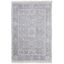 Handmade Gray Wool and Viscose Tufted Rectangular Accent Rug