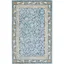 Blue and Ivory Hand-Tufted Wool 8' x 10' Area Rug