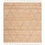 Handmade Natural Fiber Jute Square Area Rug