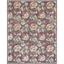 Gray Floral Hand-Tufted Wool 8' x 10' Area Rug