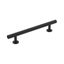 Matte Black Modern Bar Cabinet Pull with Mounting Hardware