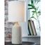 Donnford 20" Gray and White Ceramic Table Lamp