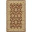 Handmade Brown and Taupe Wool 4' x 6' Area Rug