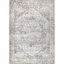 Brielle Gray Vintage Medallion Washable Area Rug 5' x 8'