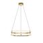 Gemini 24" Gold Aluminum LED Drum Pendant Light