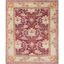 Elysian Red Wool 9' x 12' Hand-Knotted Oushak Area Rug