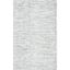 Gray and Ivory Hand-Tufted Wool Rectangular Rug 3' x 5'